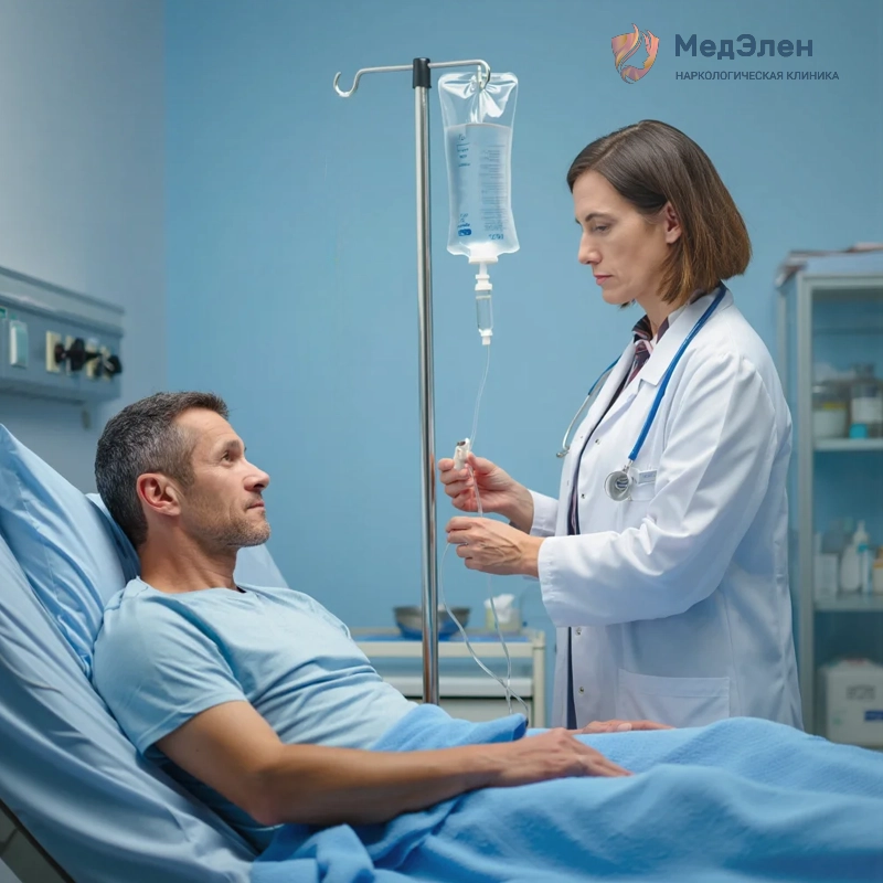 Капельница натрия хлорида